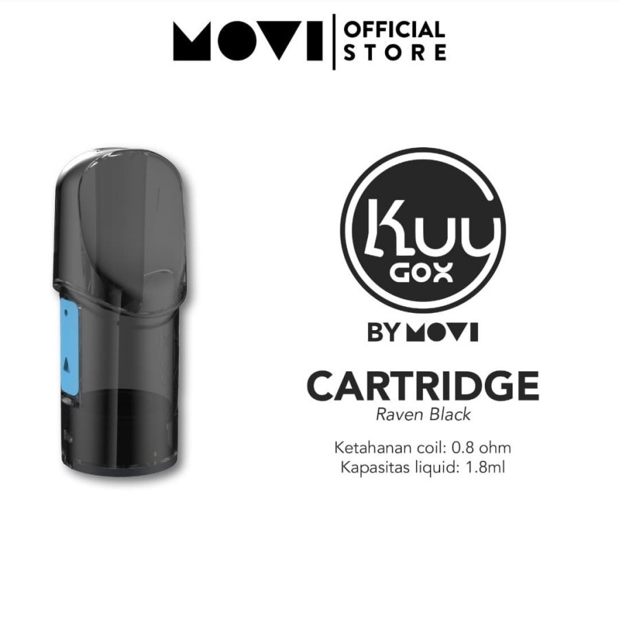 NEW CATRIDGE KUY GOX 0.8 AUTHENTIC BY MOVI