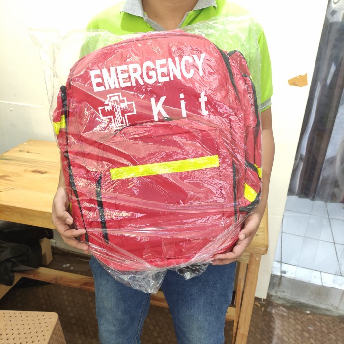 Tas Emergency Kit Gendong / Backpack Emergency Kit / Tas P3K