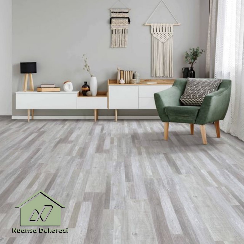 TERMURAH   Lantai Vinyl VIRAL Lantai Vinyl Flooring Sticker Hight Quality Sudah Ada Lem / Dekorasi L