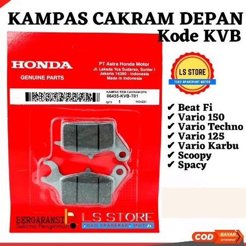 Kampas Rem Depan Beat Fi Kampas Rem Cakram Beat Fi Dispad Beat Fi Kvb