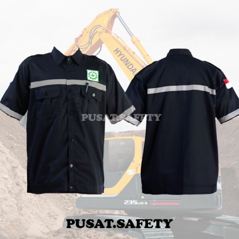 baju wearpack safety/ seragam bengkel proyek tukang las (bisa satuan)