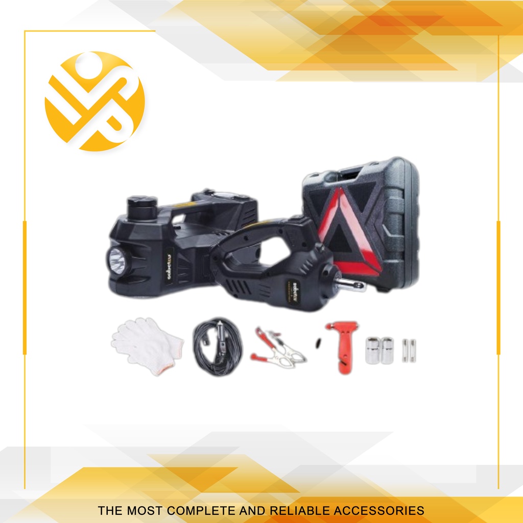 SABETZU Electric Jack Car Elektric/ Dongkrak Mobil Elektrik Set