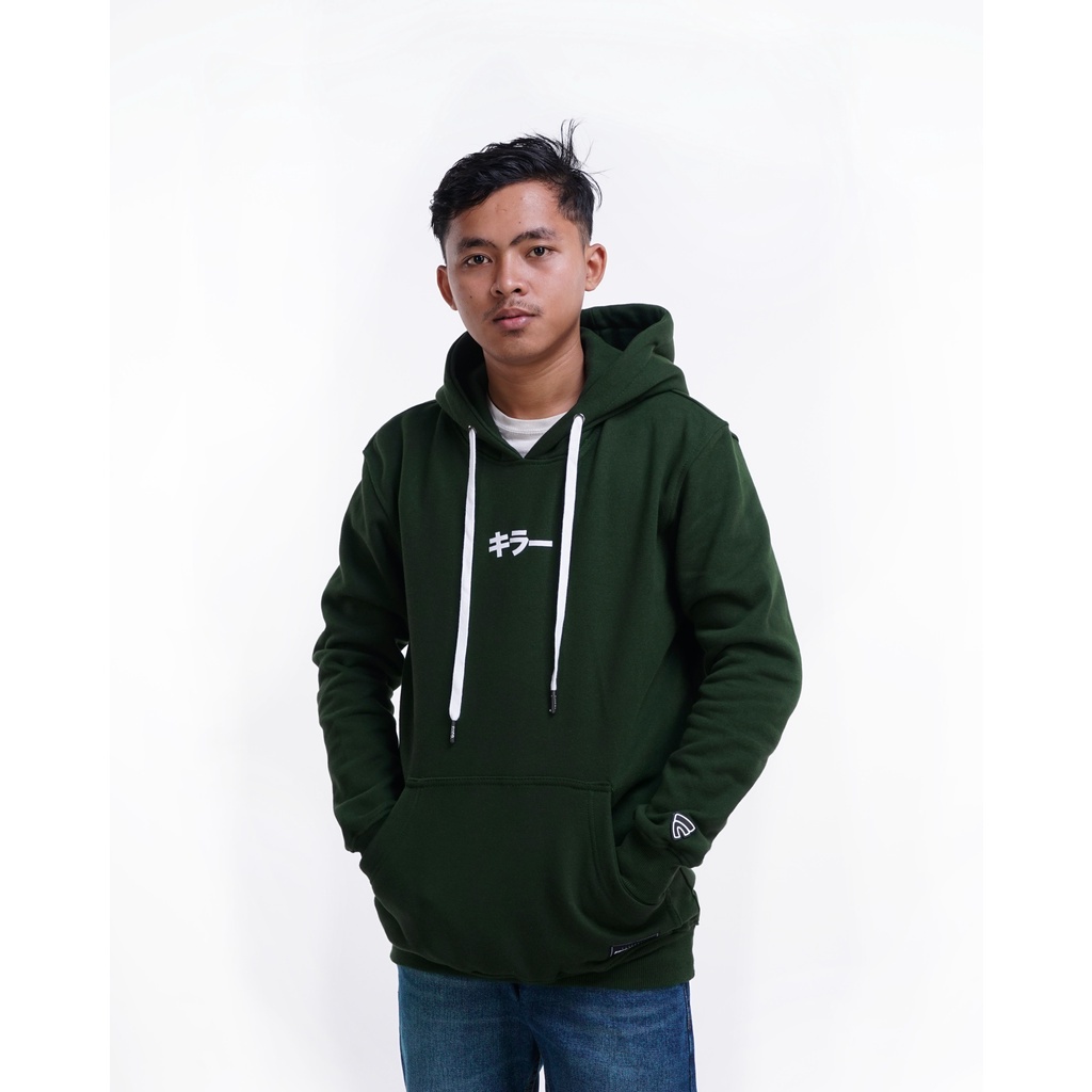 JAKET HOODIE FRIDAY KILLER | KIRA GREEN HOODIE