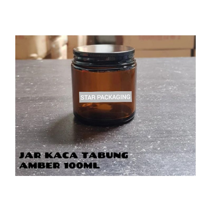 Pot Cream 100Gr Cokelat Pot Cream 100 Gram Amber Kaca Pot Jar Kaca 100Gr Amber Pot Cream 100 Gr Jar 