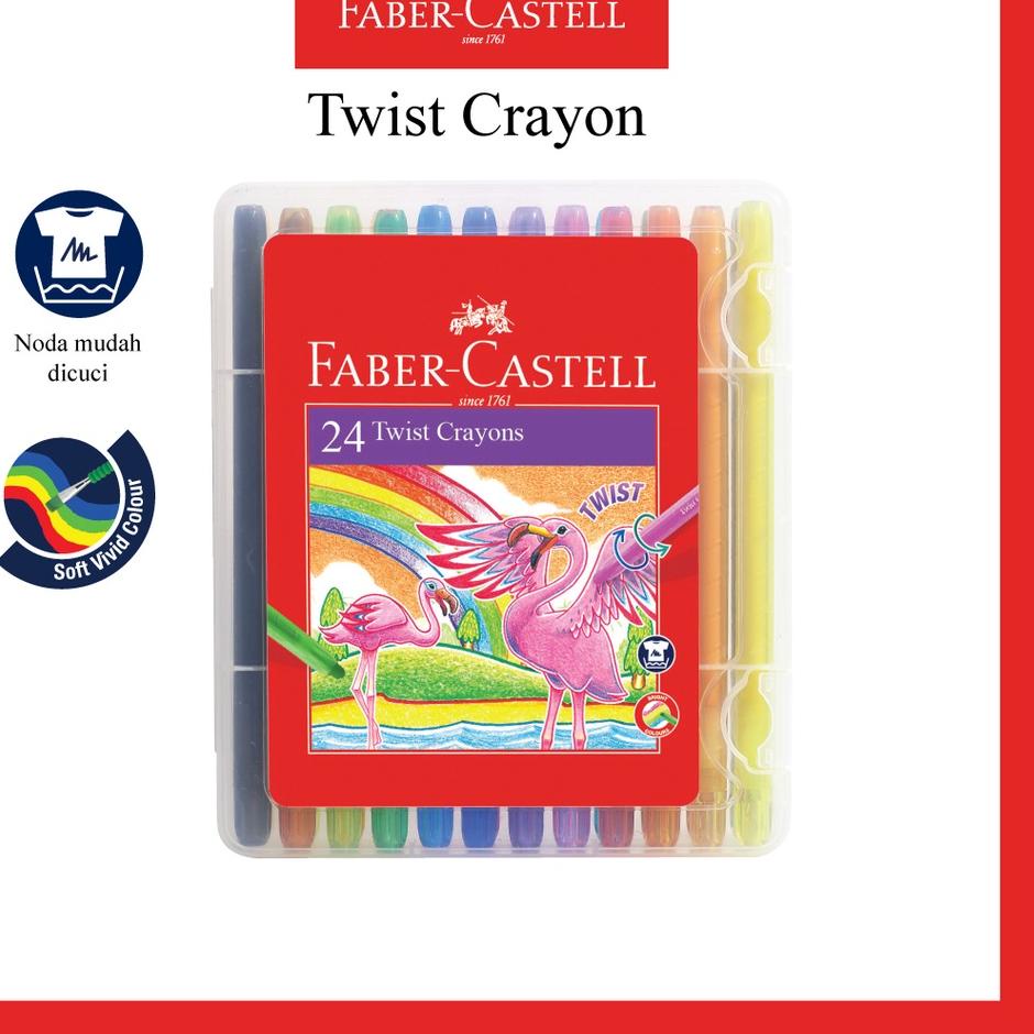 

Kualitas Heboh Twist Crayon Faber Castell 24 Warna Krayon Putar Untuk Mewarnai