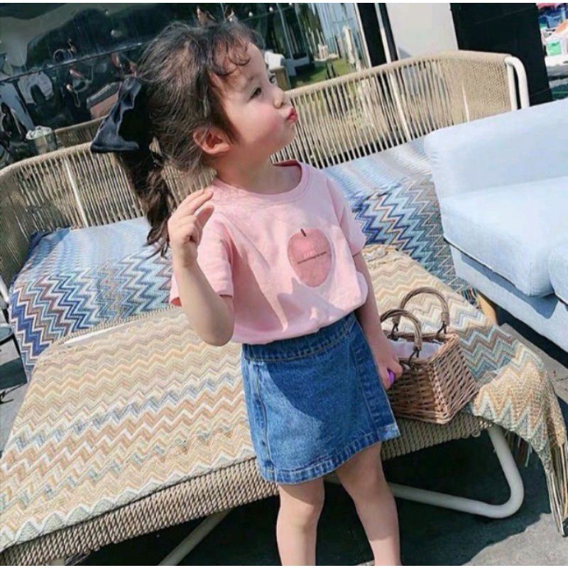 ROCELA ROK CELANA JEANS ANAK PEREMPUAN USIA 1 - 6 TAHUN ROK DENIM ANAK TERBARU