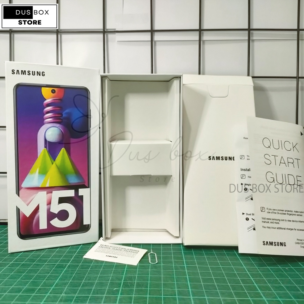 DUS BOX SAMSUNG M51 -FREE STICKER DAN FULLSET- BOX SAMSUNG