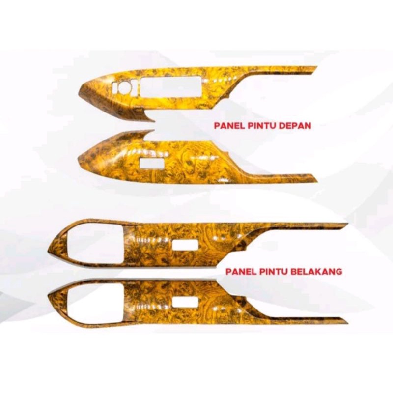 Panel Switch Cover Mobil Toyota Avanza Veloz 2022 Motif Kayu