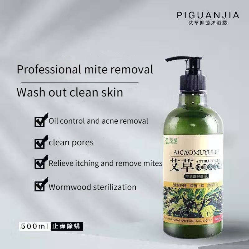 Sabun jerawat punggung ance Body wash Apsintus antibakteri sabun mandi 500ml Acne Shower Gel Aroma Alami Mengatasi Kulit Jerawat Kering