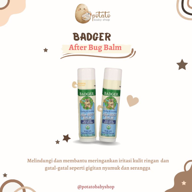 Badger - After Bug Balm - krim pereda gigitan serangga