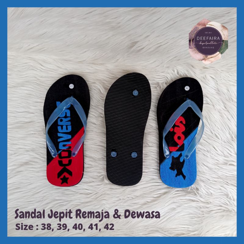 Sandal Jepit Pria Remaja Dan Dewasa Simple Nyaman Dipakai