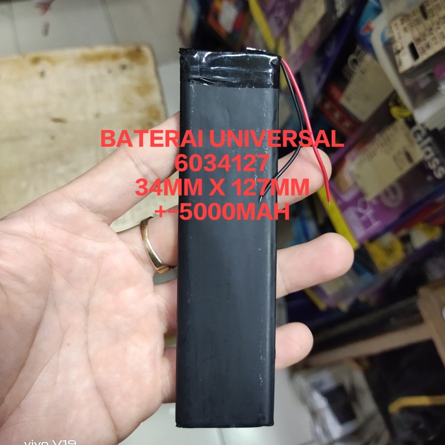 BATERAI UNIVERSAL 6034127 34MM X 127MM battery batre mantul