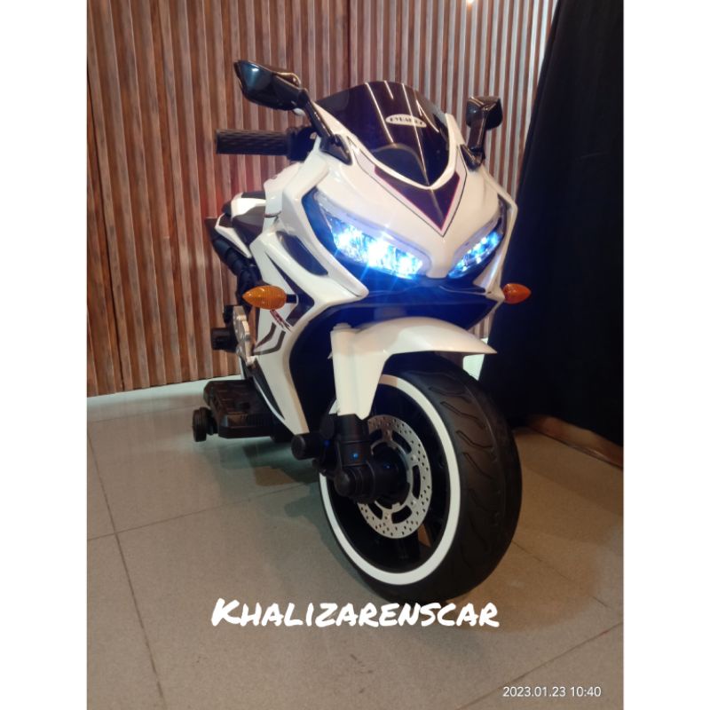 Mainan Motor Aki Anak Honea CBR Ban Plastik