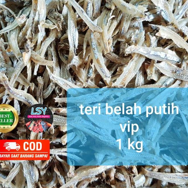 

✺ ikan asin teri belah putih vip / jengki belah vip 1kg ♤