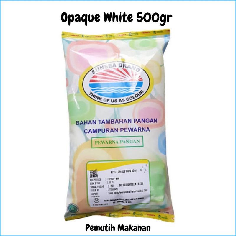 Opaque White 500gr - Pemutih Makanan