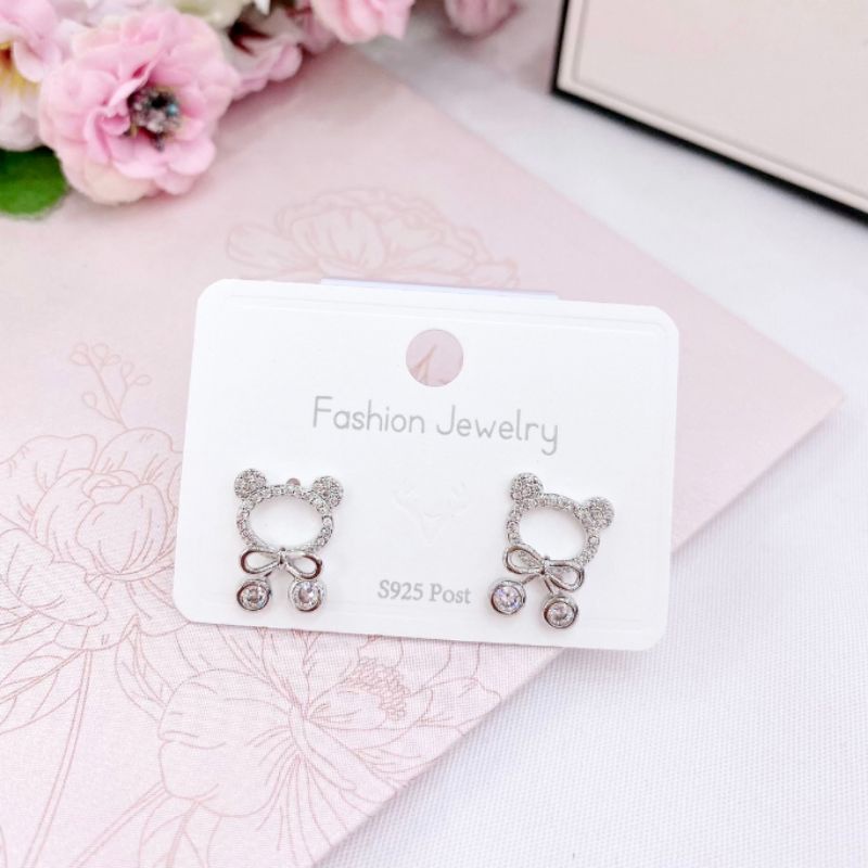 Anting Silver925 Perak Mata Kilau anting silver Anti Karat anti alergi premium Quality S02