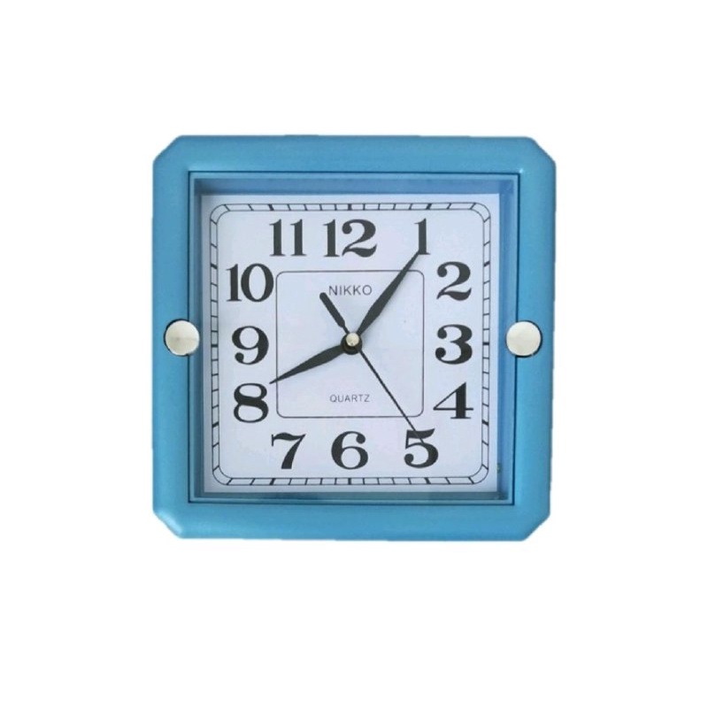 JAM DINDING MODERN WARNA WARNI JAM DINDING PERSEGI MOTIF SIMPLE