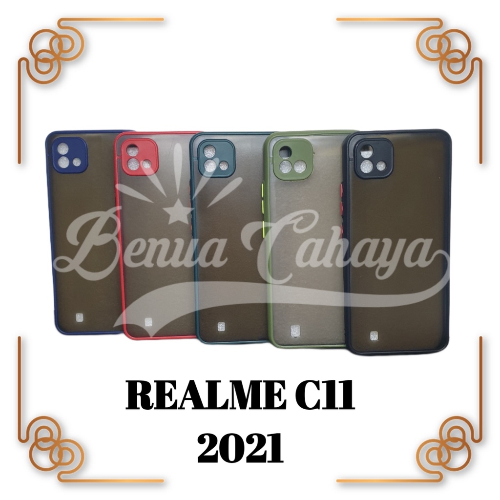 CASE REALME C11 2021 CASE DOVE CASE MATTE FULL COLOUR - REALME C11 2021 - BENUACAHAYA