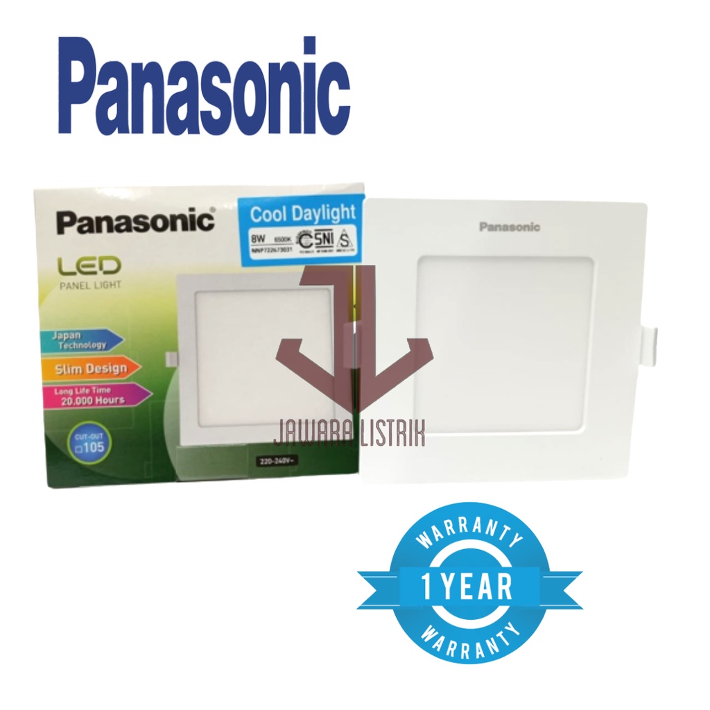 PANASONIC LED PANEL 8 WATT KOTAK NNP722673031 LAMPU LED PANEL INBOW