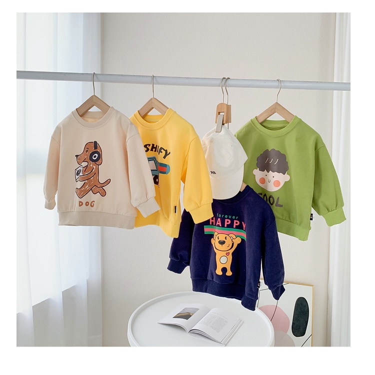 babyfit BOY [2-7thn] sweater lengan panjang anak cowok baju blouse karakter anak import dy-0311r