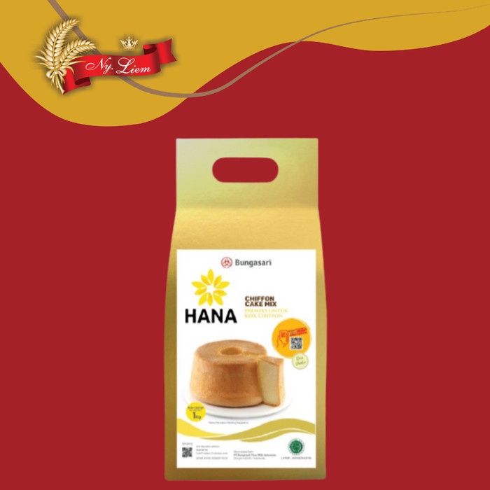 HANA Chiffon Cake Mix Vanilla / Premix 1kg