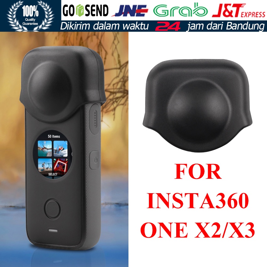 Insta360 One X3 Lens Cap Insta 360 X2 Lens Guard Silicone Tutup Lensa Insta360