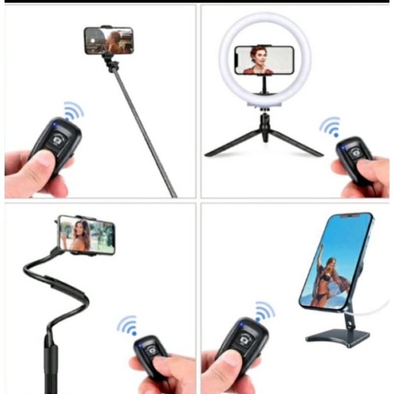 BARA | Tomsis Bluetooth Tombol Narsis Remote Shutter Kamera Andorid IOS TONGSIS