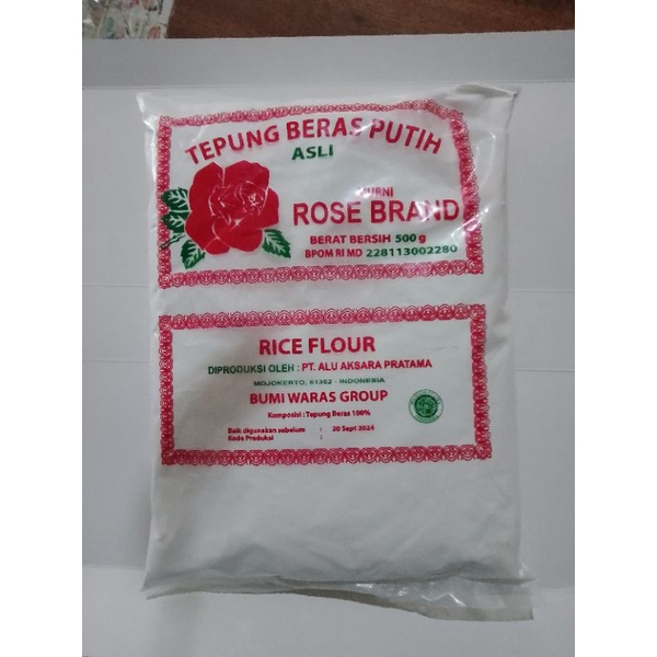 

Tepung Beras Putih Rose Brand 500g