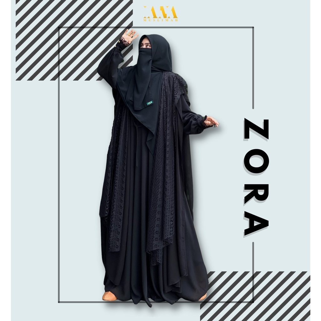Zora Gamis Brokat Elegan Gamis Brokat Mewah