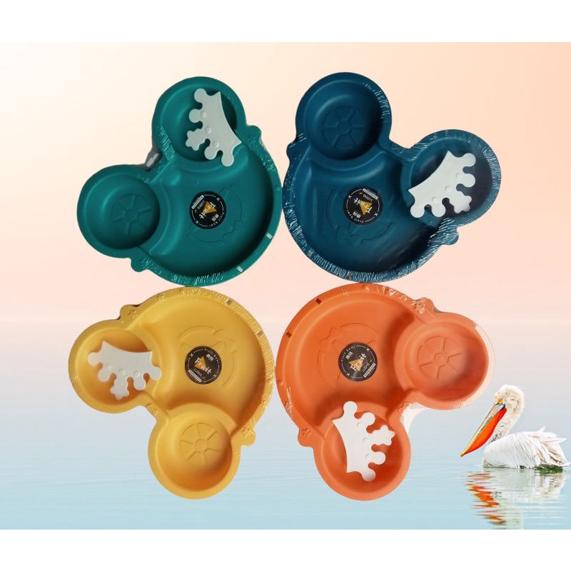 LUSHA Piring Makan Anak Lucu