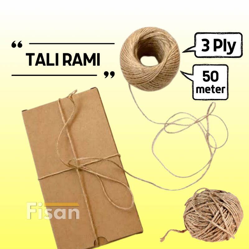 

50 Meter Tali Rami / Tali Goni 3 Ply