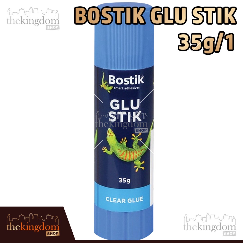 

Bostik Glu Stik Clear Glue Tray 35g /1 Stick Lem Kertas Perekat