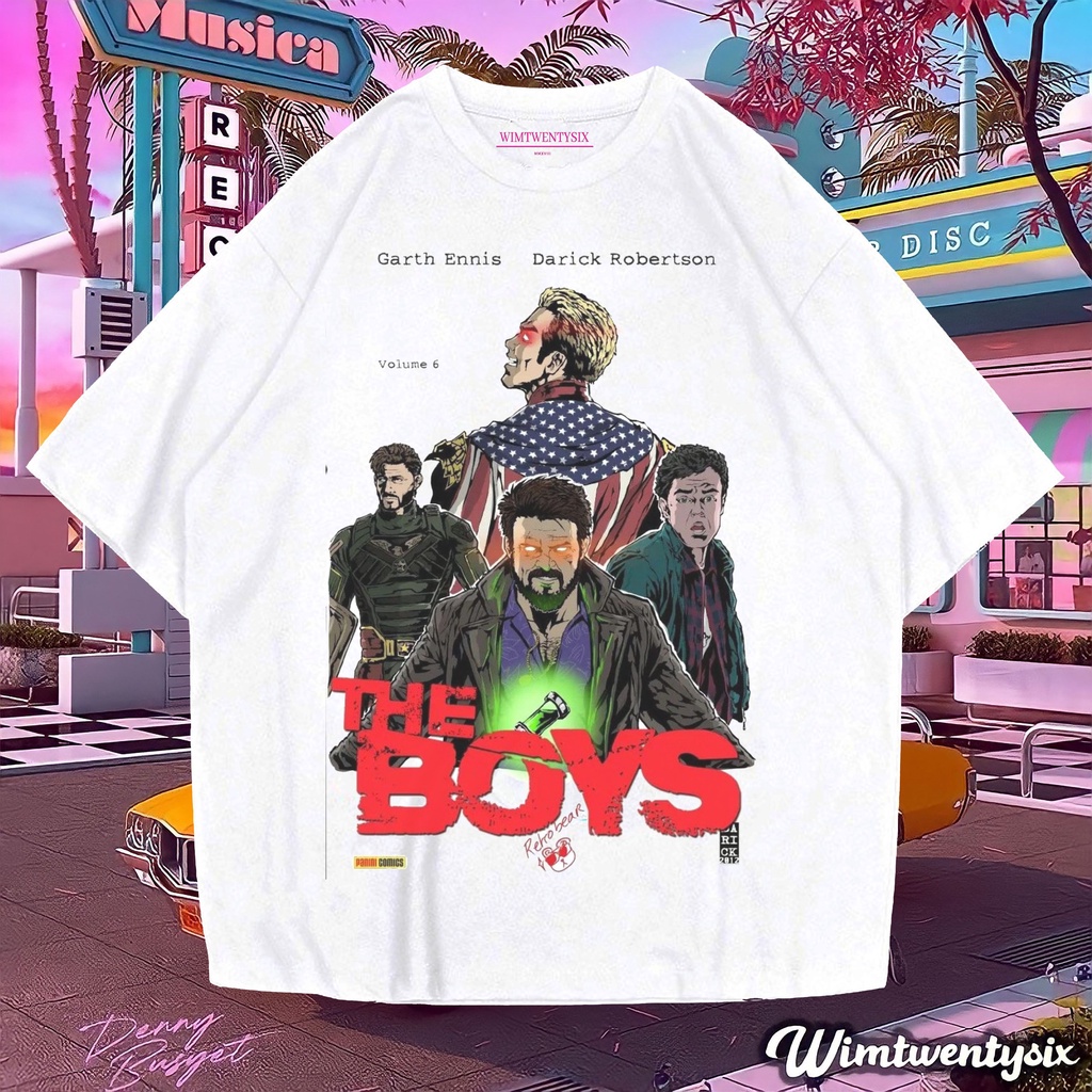 Wimtwentysix “Kaos the boys superhero” Oversized T-Shirt | Kaos oversize | Vintage tee