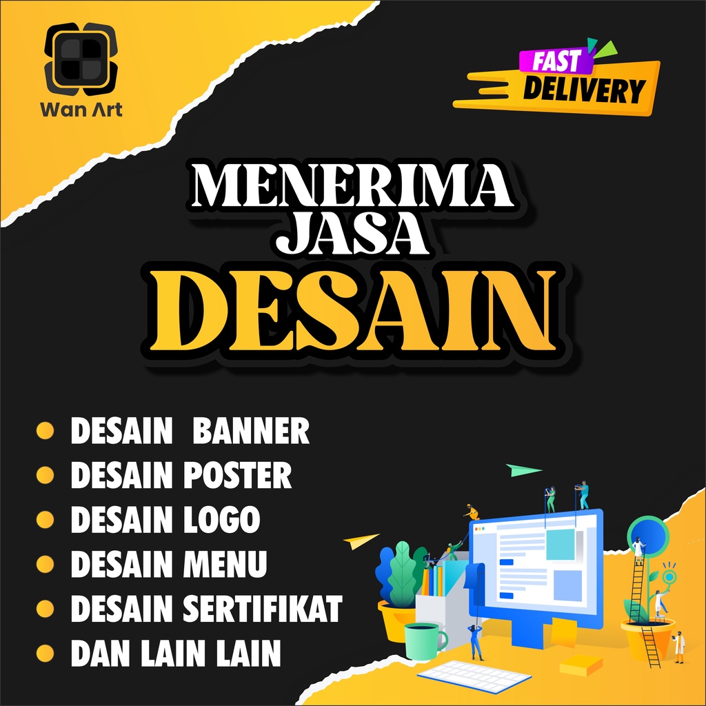 Jual JASA DESAIN GRAFIS DESAIN LOGO DESAIN BANNER DESAIN SPANDUK DESAIN SERTIFIKAT DESAIN