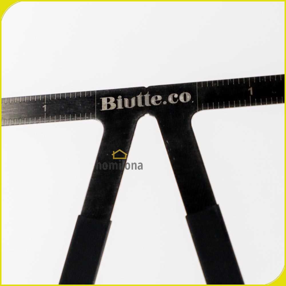 Biutte.co Penggaris Alis Eyebrow Balance Ruler Measure Shaping Tool