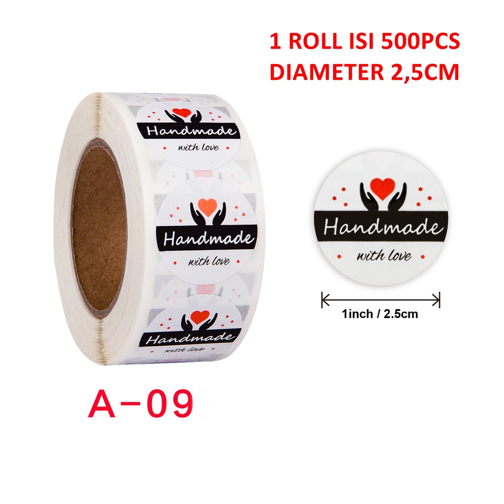 

SERENITY (SLT01) STICKER LABEL MAKANAN THANK YOU ISI 500 PCS 1 ROLL