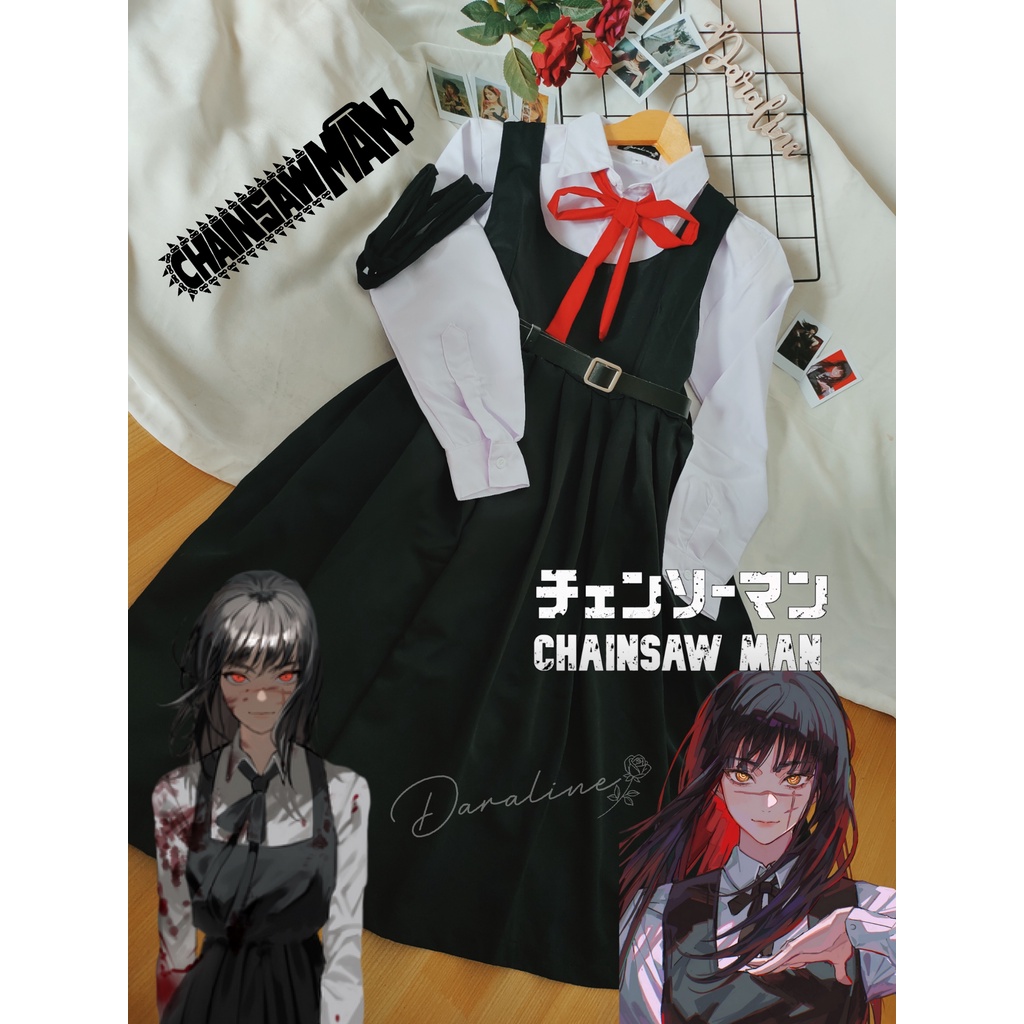 KOSTUM COSPLAY ASA MITAKA CHAINSAW MAN