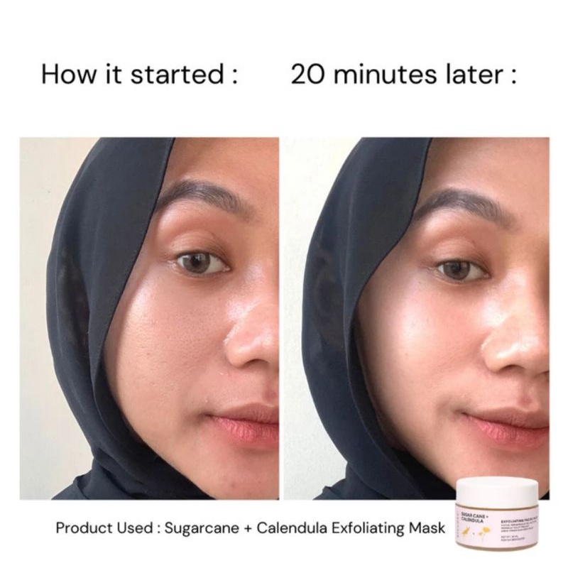 Bloomka Sugarcane + Calendula Extoliating Gel Mask