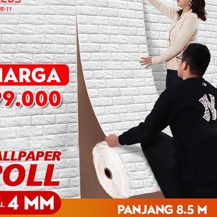 Segera Dapatkan Wallpaper Dinding Roll Wallpaper 3D Wallpaper Dinding batu bata 205-1 ⁂ssg»