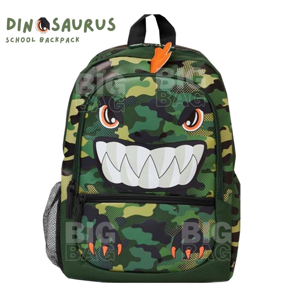 PTS - Ransel Sekolah Anak -  Ransel Dinosaurus - Ransel Dino Ransel Hiu Best Budz Kids School Backpack Ukuran SD - - Shark Best Quality