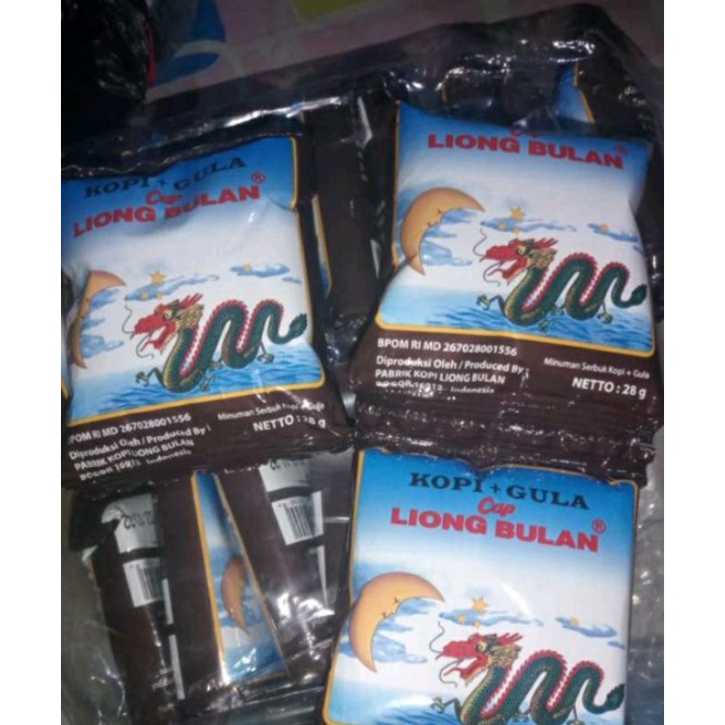 

Kopi Liong + Gula 1 pak 20 pcs