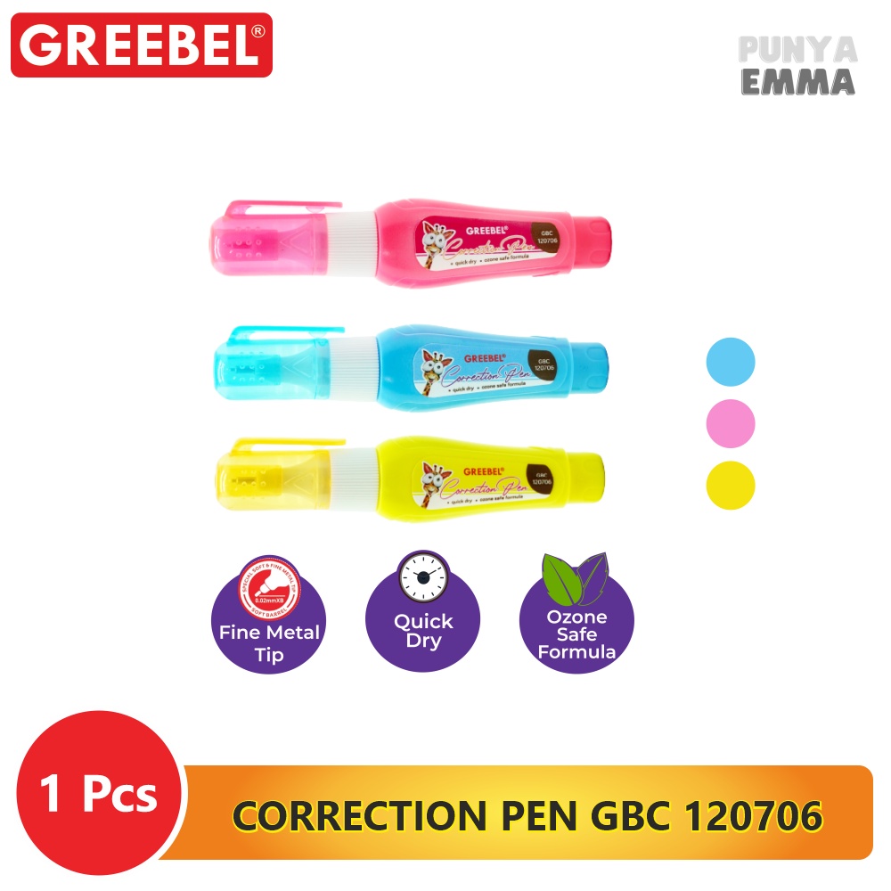 

GREEBEL TIP-EX / CORRECTION PEN GBC 120706 (PCS)
