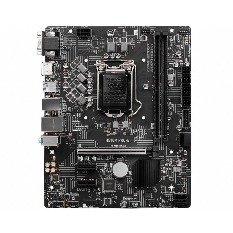 Motherboard MSI H510M-PRO E (LGA1200, H510, DDR4, USB3.2, SATA3)