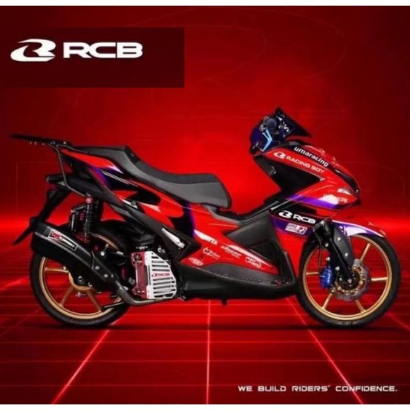 (FLASH SALE) RACING BOY (RCB) SPORT RIM SP 522/ VELG AEROX 155 Size 14/16*17