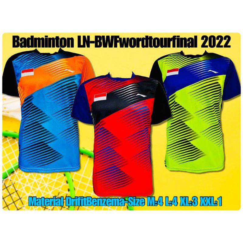 Baju Badminton Printing / Jersey Badminton Printing / Kaos Badminton Printing