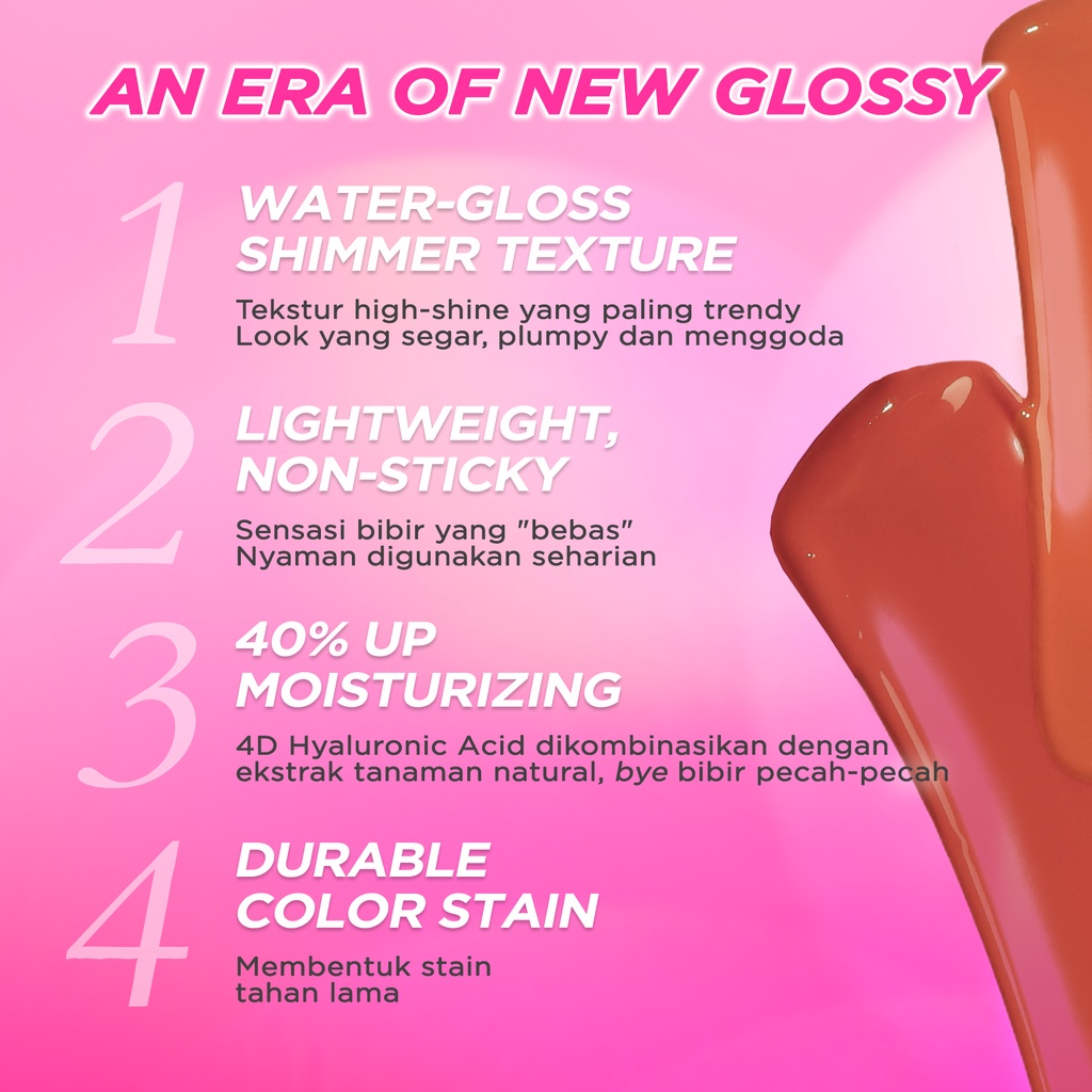 Dazzle Me Glossip Girl Lip Cream - Water Glass Texture
