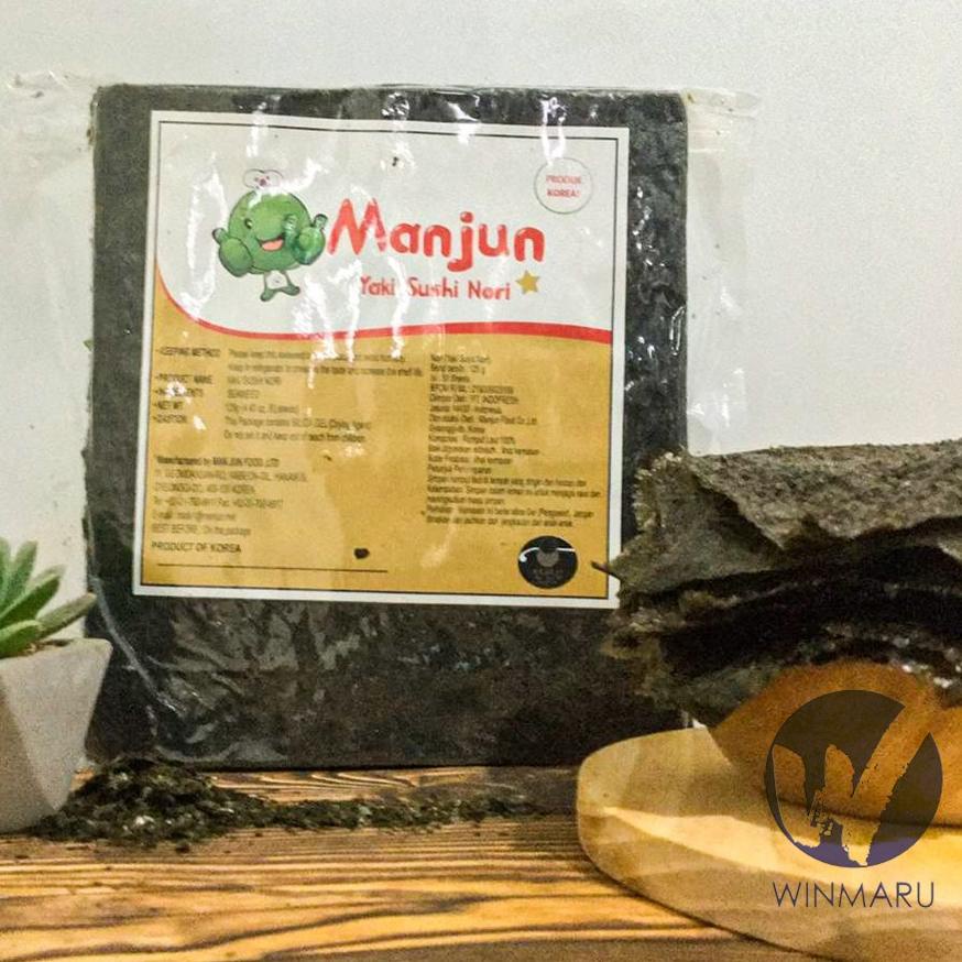 

✼ Manjun Yaki sushi nori Seaweed Rumput Laut 50 sheets/lembar ☈