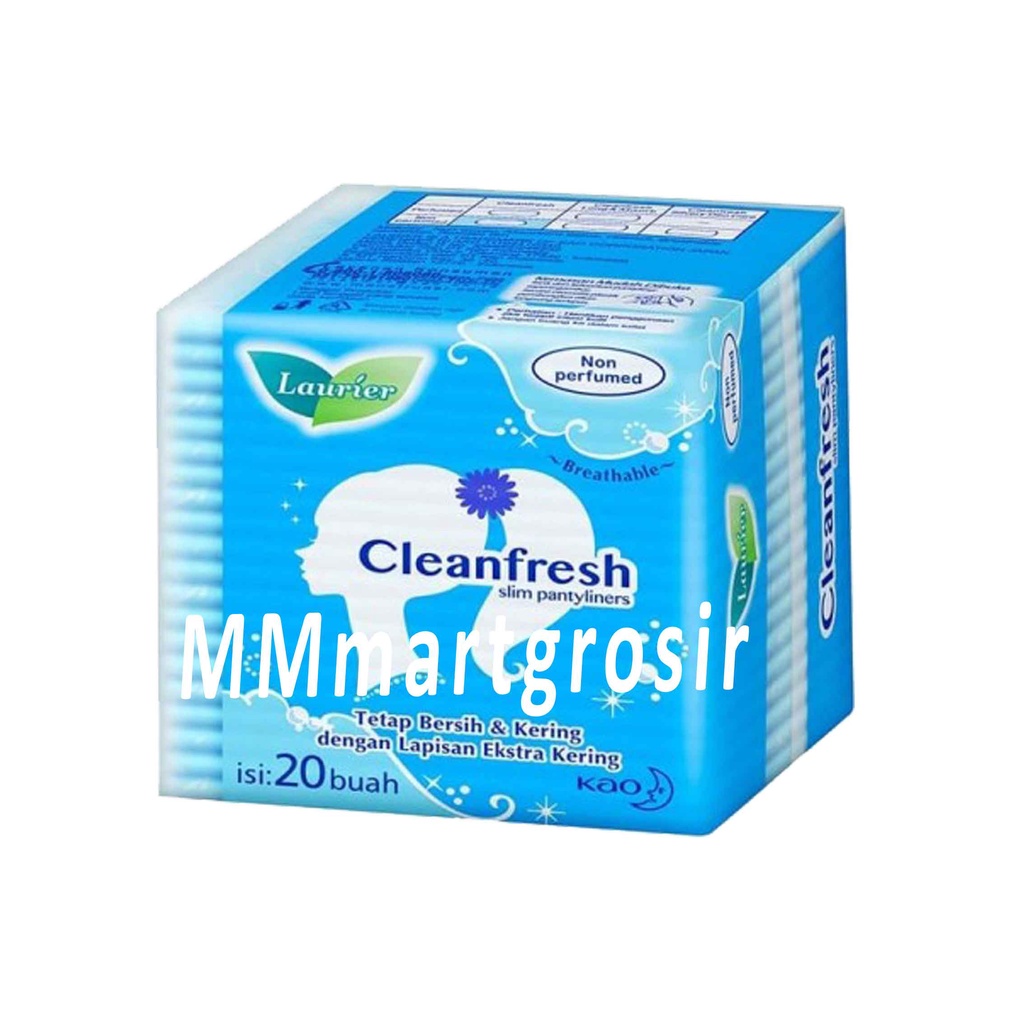 Laurier Cleanfresh / Isi 20buah / pantyliners