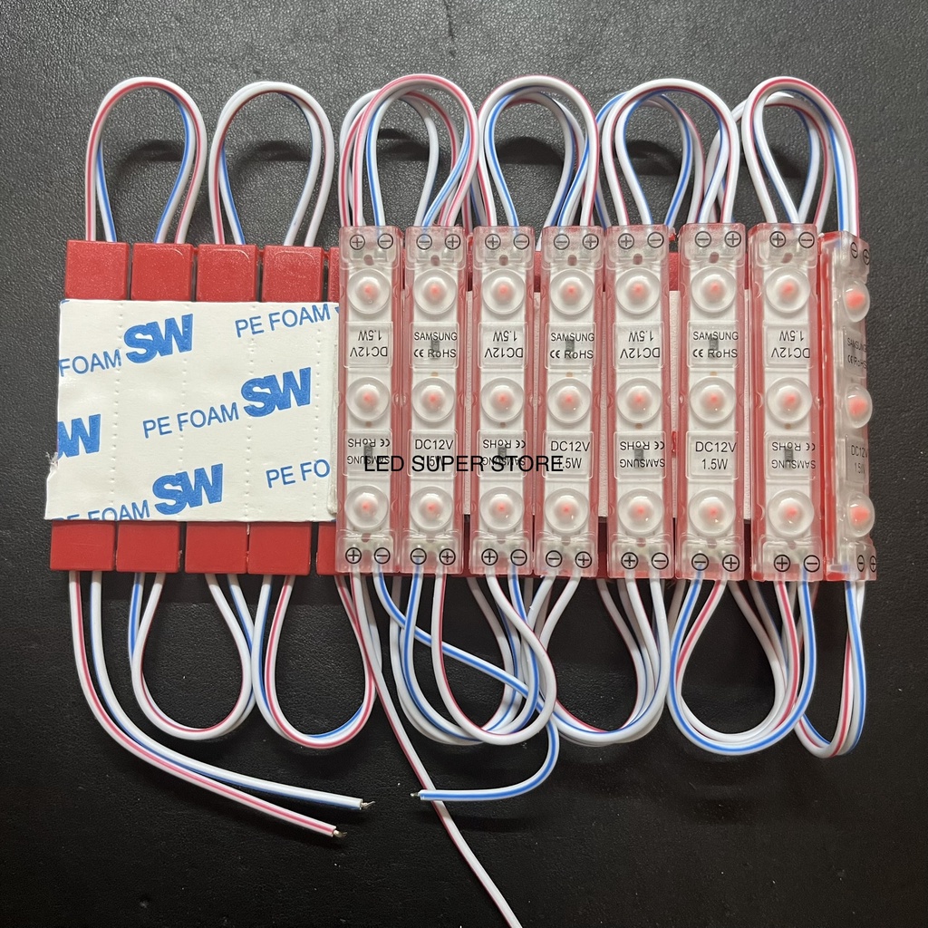 [100pc] Module 3 Mata Samsung 6014 12 Volt 1.5w WaterProof