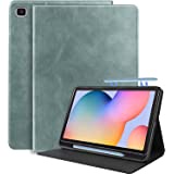 Samsung Galaxy Tab A7 Lite 8.7 inch SM T295/ SM-T220 T225/ Tab A8 2021 X205 10,5 Painted Case TPU Soft Shell Stand Function With Card Slot / Multi Protective Leather with Viewing Stand and Card Slots Flip Cover for A7 lite - A T290 - Black 10,5 8,7 A 7 8